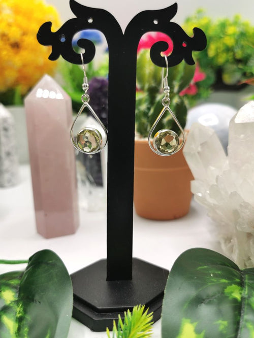 Beautiful and elegant lemon topaz earrings in 925 Sterling Silver - gemstone/crystal jewelry | Mother's Day/Birthday/Anniversary gift - Shwasam