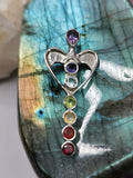 Unique stone pendant in 925 sterling silver - Amethyst, Garnet, Iolite, Carnelian, Blue Topaz, Peridot, Citrine stones | gifts for her | gifts for girlfriend | gifts for mom daughter sister - Shwasam