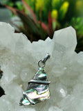 Stunning shell pendant in 925 sterling silver | gemstone jewelry | crystal jewelry | quartz jewelry - Shwasam