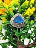 925 Silver Pendant with high quality Labradorite stone | gemstone jewelry | crystal jewelry | quartz jewelry - Shwasam