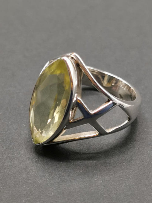 Beautiful Lemon Topaz stone ring in 925 sterling silver | Christmas gift | Mothers Day | Anniversary Gift | Birthday Gift | finger ring - Shwasam
