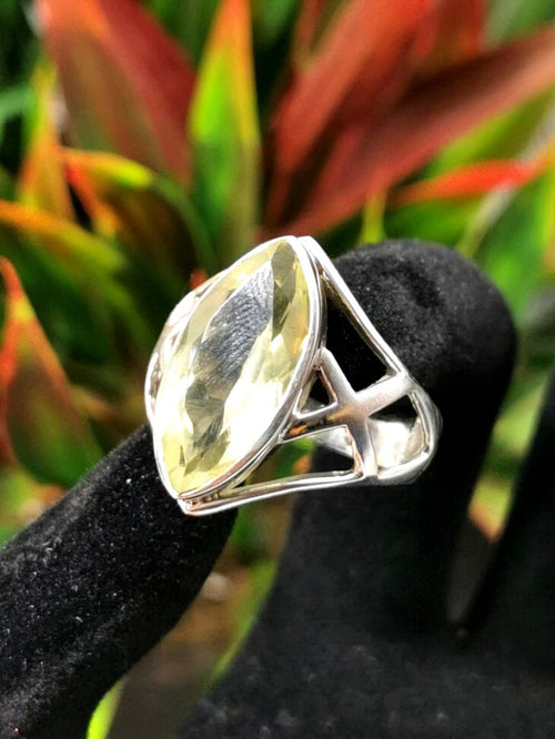 Beautiful Lemon Topaz stone ring in 925 sterling silver | Christmas gift | Mothers Day | Anniversary Gift | Birthday Gift | finger ring - Shwasam