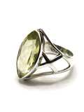 Beautiful Lemon Topaz stone ring in 925 sterling silver | Christmas gift | Mothers Day | Anniversary Gift | Birthday Gift | finger ring - Shwasam