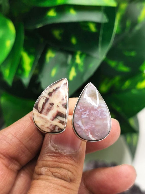 Exquisite Coffee Jasper & Charoite ring in 925 sterling silver-size 7 | engagement rings | gifts for her | gifts for girlfriend | gifts for mom daughter sister | finger ring - Shwasam