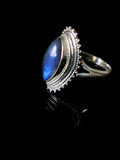 Ring with Labradorite gemstone made in 925 silver | gemstone jewelry | crystal jewelry | quartz jewelry | finger ring | engagement ring - Shwasam