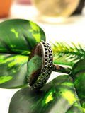 Chrysoprase ring in 925 sterling silver - size 8.5 | Christmas gift | Mothers Day | Anniversary Gift | Birthday Gift | Engagement Ring | finger ring - Shwasam