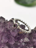 Amethyst ring in 925 sterling silver - size 5 - gemstone/crystal jewelry | Mother's Day gift | Engagement Ring | Finger ring - Shwasam