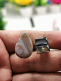 Unique and stunning labradorite ring in 925 sterling silver - size 6.5 - gemstone/crystal jewelry | Mother's Day gift | Engagement Finger Ring