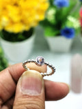 Amethyst ring in 925 sterling silver - size 5 - gemstone/crystal jewelry | Mother's Day gift | Engagement Ring | Finger ring - Shwasam