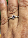 Amethyst ring in 925 sterling silver - size 5 - gemstone/crystal jewelry | Mother's Day gift | Engagement Ring | Finger ring - Shwasam
