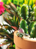 Elegant and beautiful tourmaline ring in 925 sterling silver - size 8 - gemstone/crystal jewelry | Mother's Day gift | Engagement Finger Ring