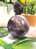 Amethyst sphere / ball - Energy/Reiki/Crystal Healing - 2.5 inches - Shwasam