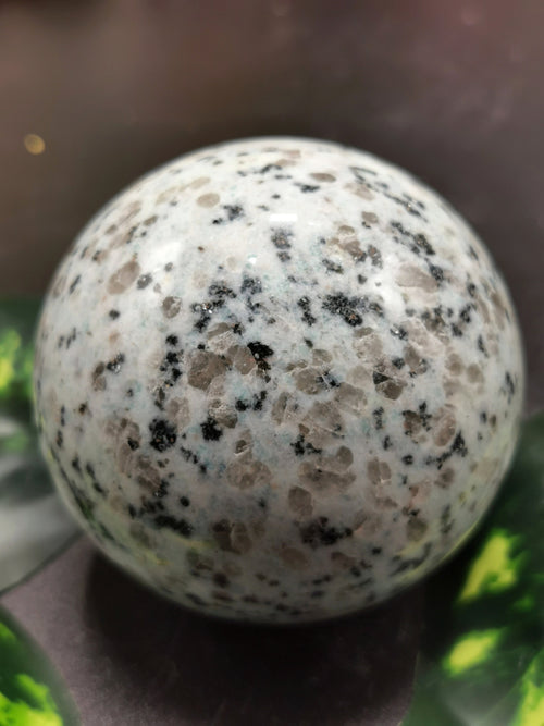 Dalmatian Jasper Sphere / ball - Crystal Healing - Shwasam