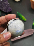 Rainbow Moonstone Sphere - Crystal Healing - Shwasam