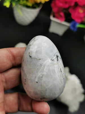 Rainbow Moonstone Egg - Energy/Reiki/Crystal Healing - Shwasam