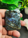 Labradorite slab carving of Wolf head - Meticulouly handcarved - Lapidary Art - Shwasam