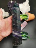 Fluorite Tower - Large Rainbow Fluorite Terminator, used for Crystal Healing - Shwasam