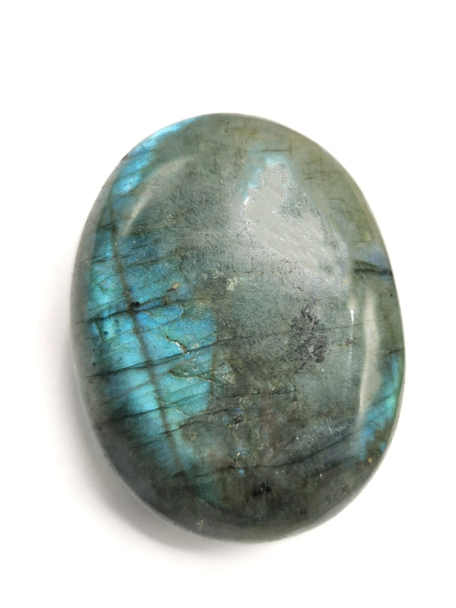 Natural Labradorite palm stones with beautiful blue flash - crystal/chakra/reiki/healing - 2.5 - 3 inches and 100-120 gms weight - Shwasam