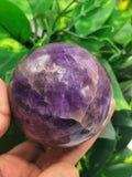 Amethyst sphere / ball - Energy/Reiki/Crystal Healing - 2.5 inches - Shwasam