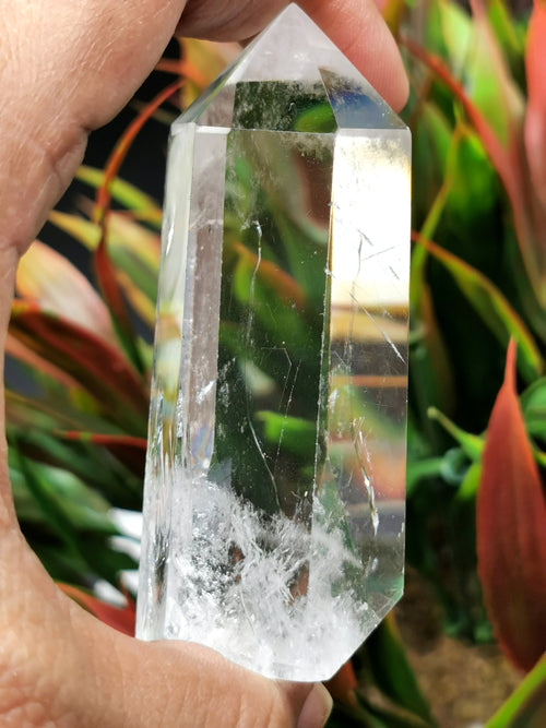 Clear Quartz or Spathik Point - Natural Quartz crystal used for Crystal Healing - Shwasam