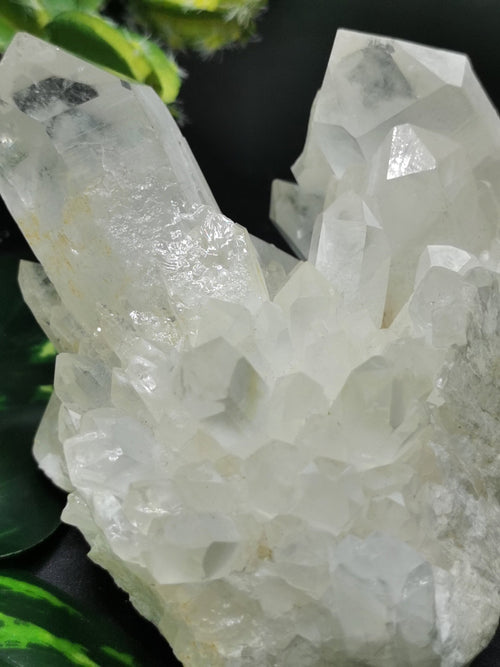 Clear Quartz or Spathik Cluster - Natural specimen of clear quartz used in Energy / Reiki / Crystal Healing - Shwasam