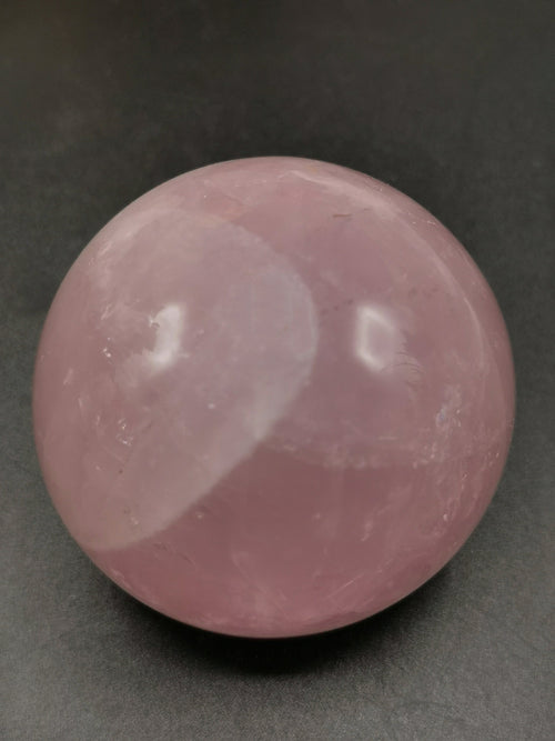 Rose Quartz Sphere - Used for Crystal Healing, natural rose quartz ball - Shwasam