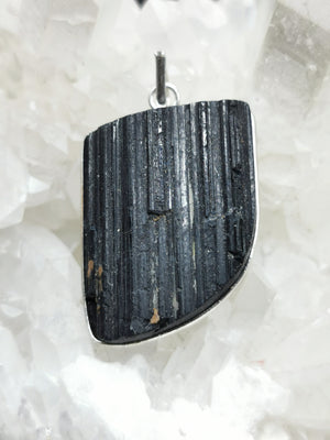 Black Tourmaline pendant | gemstone/crystal jewelry | Mother's Day/Valentine Day/Birthday/Anniversary gift - Shwasam