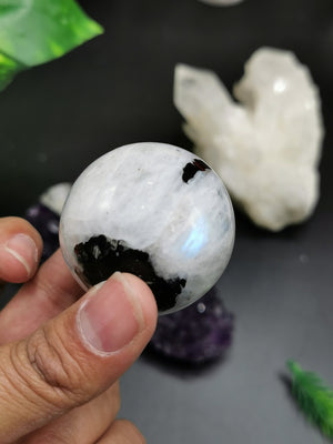 Rainbow Moonstone Sphere - Crystal Healing - Shwasam