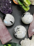 Rainbow Moonstone Sphere - Crystal Healing - Shwasam