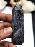 Charoite Point - ONE PIECE - reiki/chakra/healing/energy - 2.8 inch (7 cms) and 60 - 70 gms weight - Shwasam