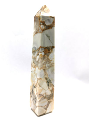 Leopard jasper stone point/wand - Energy/Reiki/Crystal Healing - Shwasam