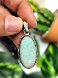 Beautiful amazonite pendant in 925 sterling silver - gemstone/crystal gift |Mother's Day/engagement/wedding/anniversary/birthday gift