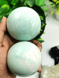 Amazonite stone sphere - Crystal Healing Gemstones  - 2.2 inches dia - Shwasam