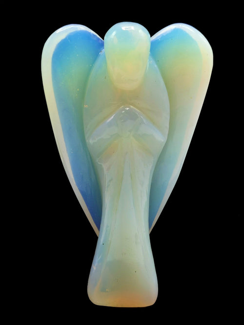 Opalite Angel figurine - Crystal Healing / Reiki / Chakra - 5 inches and 260 gms (0.57 lb)
