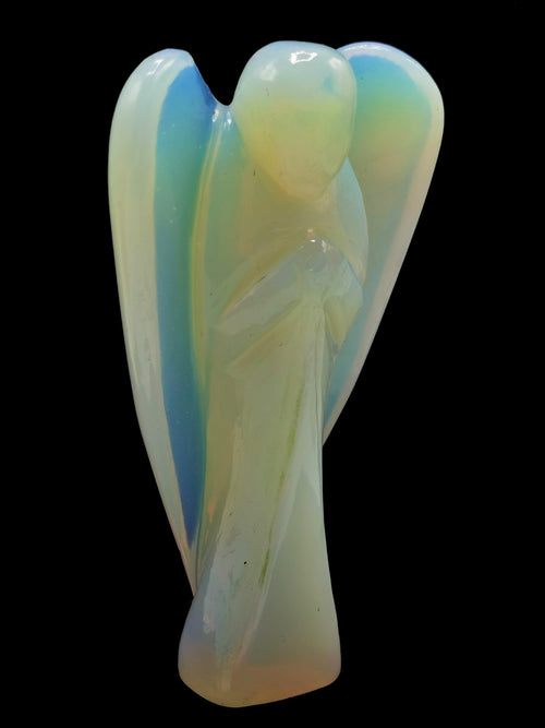 Opalite Angel figurine - Crystal Healing / Reiki / Chakra - 5 inches and 260 gms (0.57 lb)
