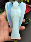 Opalite Angel figurine - Crystal Healing / Reiki / Chakra - 5 inches and 260 gms (0.57 lb)