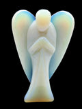Opalite Angel figurine - Crystal Healing / Reiki / Chakra - 6.5 inches and 480 gms (1.06 lb)