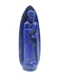 Lapis Lazuli Buddha - handmade carving of serene and standing Lord Buddha - crystal/reiki/healing - 6.5 inches and 390 gms (0.86 lb)