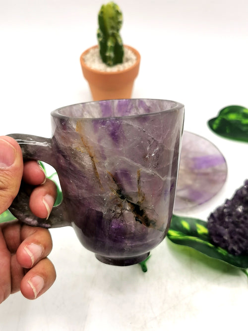 Beautiful Amethyst Tea Cup & Saucer - ONLY 1 Cup and 1 Saucer