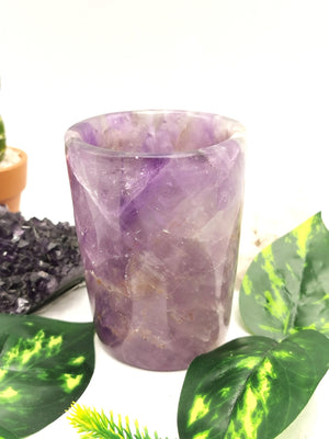 Beautiful gemstone goblets in amethyst stone - ONLY 1 PIECE