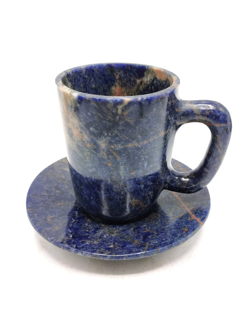 Beautiful Sodalite Tea Cup & Saucer - ONLY 1 Cup and 1 Saucer