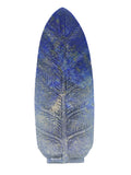 Lapis Lazuli Buddha - handmade carving of serene and standing Lord Buddha - crystal/reiki/healing - 6.5 inches and 390 gms (0.86 lb)