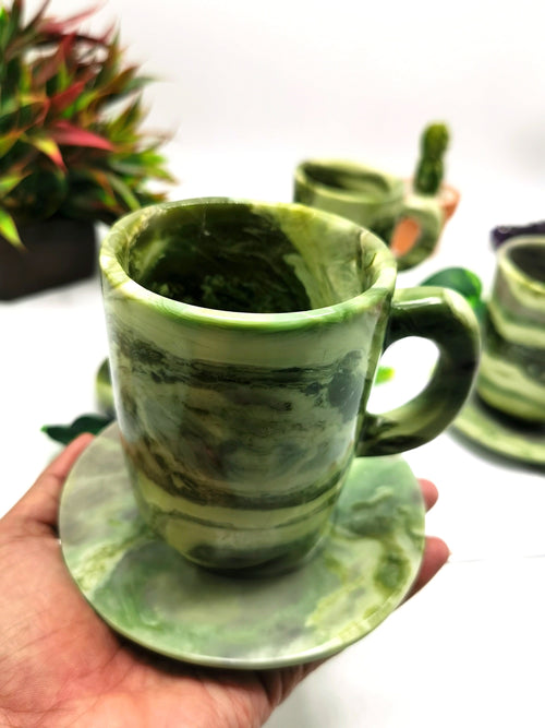 Beautiful Serpentine Tea Cup & Saucer - ONLY 1 Cup and 1 Saucer