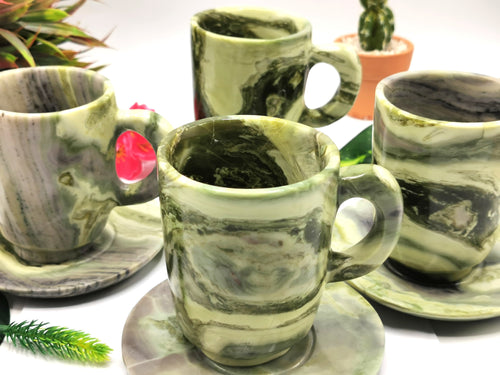 Beautiful Serpentine Tea Cup & Saucer - ONLY 1 Cup and 1 Saucer