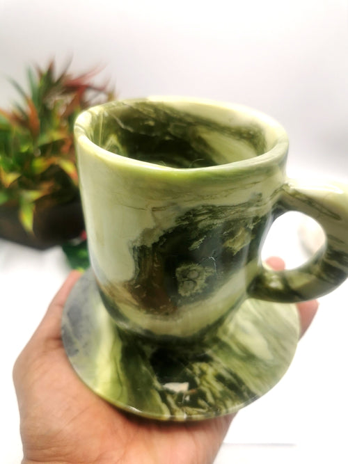 Beautiful Serpentine Tea Cup & Saucer - ONLY 1 Cup and 1 Saucer