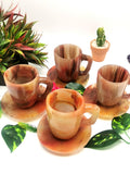 Beautiful Red Agate Tea Cup & Saucer - ONLY 1 Cup and 1 Saucer
