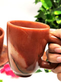Beautiful Red Aventurine Tea Cup & Saucer - ONLY 1 Cup and 1 Saucer