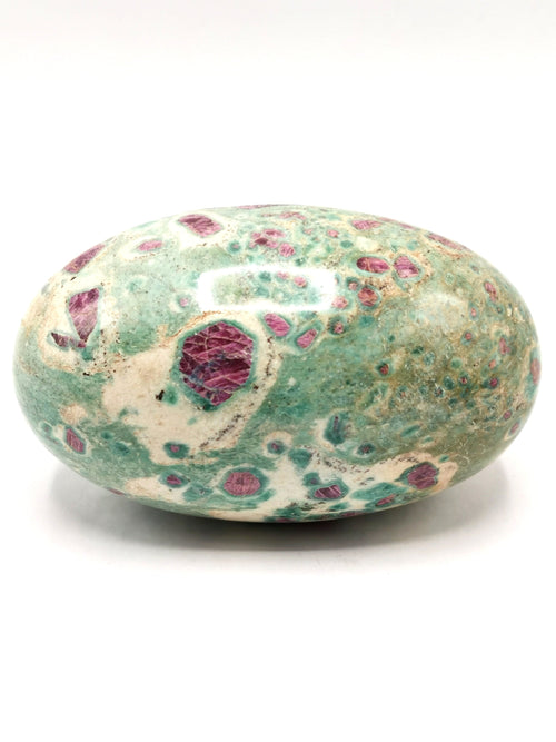 Breathtaking natural Ruby Ziosite Lingam - Crystal Healing - 4 inches (10 cms) length and 870 gms (1.91 lb)