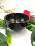 Beautiful sodalite hand carved round bowls - 3 inches diameter and 175 gms (0.39 lb) - ONE BOWL ONLY