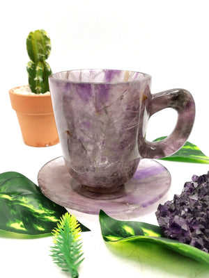 Beautiful Amethyst Tea Cup & Saucer - ONLY 1 Cup and 1 Saucer